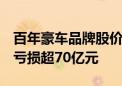 百年豪车品牌股价大跌！阿斯顿马丁3年累计亏损超70亿元