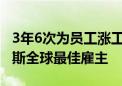 3年6次为员工涨工资！京东连续8年入选福布斯全球最佳雇主