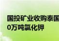 国投矿业收购泰国亚太钾盐股权 计划年产210万吨氯化钾