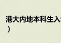 港大内地本科生入学计划网（港大内地招生网）