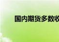 国内期货多数收跌 玻璃主力跌近7%