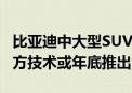 比亚迪中大型SUV腾势N9官图发布 搭载易三方技术或年底推出