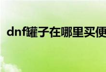 dnf罐子在哪里买便宜（dnf罐子在哪里买）