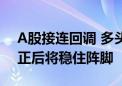 A股接连回调 多头何时反攻？分析称预期修正后将稳住阵脚