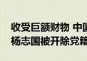 收受巨额财物 中国银行原数据中心副总经理杨志国被开除党籍