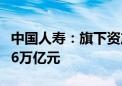 中国人寿：旗下资产公司合并管理资产规模超6万亿元