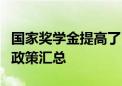 国家奖学金提高了！财政部最新高校学生资助政策汇总