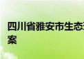 四川省雅安市生态环境局原局长李文峰主动投案