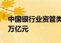 中国银行业资管类产品托管规模达到161.75万亿元