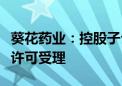 葵花药业：控股子公司熊去氧胆酸胶囊获上市许可受理