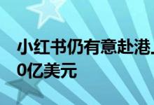 小红书仍有意赴港上市？被曝一季度营收破10亿美元